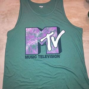 Green Old Navy MTV Tank top